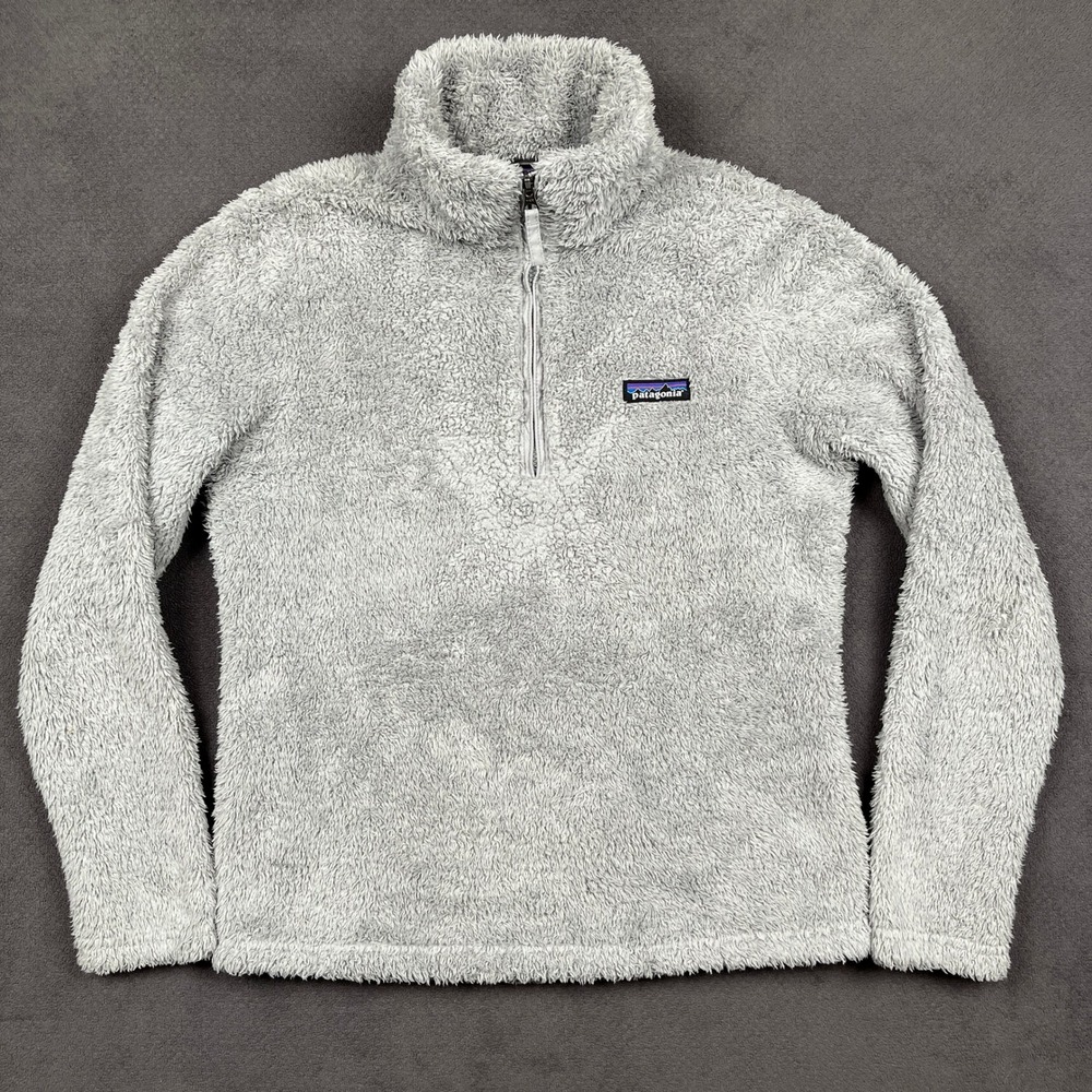 Patagonia Los Gatos 1/4 Zip Fleece Pullover Women Small Grey 25235FA19
